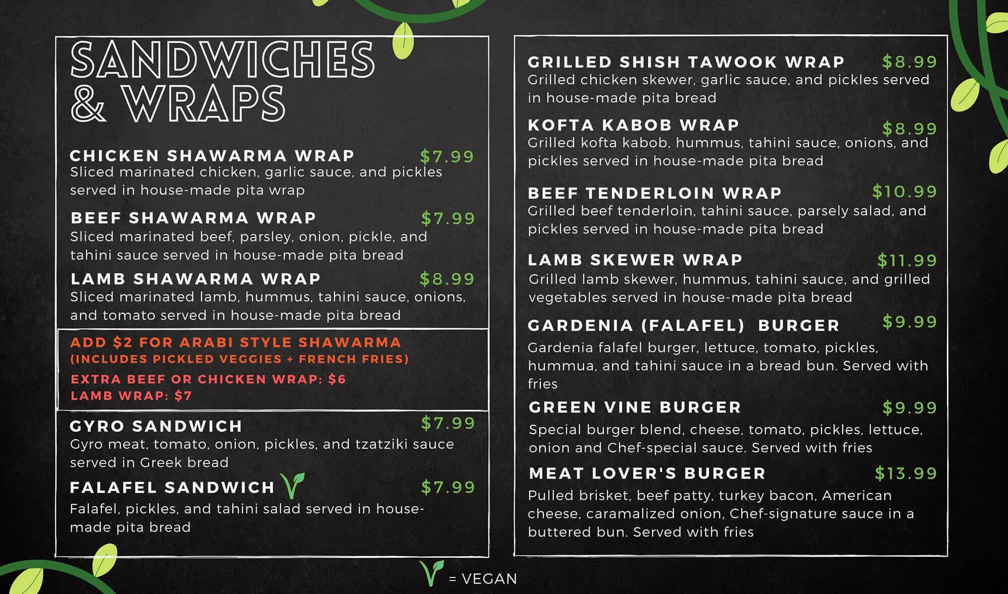 Kitchen/Deli Green Vine Market